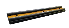 Protezione antiurto col. Nero/Giallo in Gomma RS PRO, lunghezza 1000mm